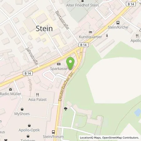Standortübersicht der Tankstelle Bürgerkraftwerke Stein GmbH in 90547 Stein