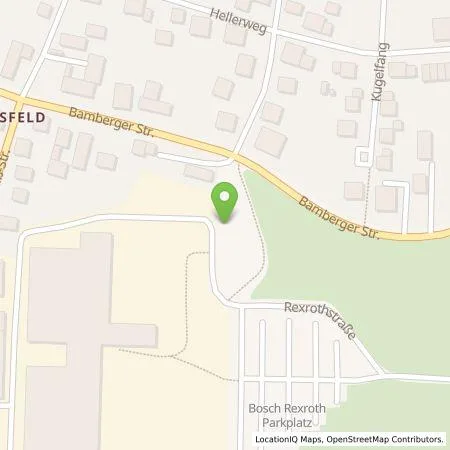 Standortübersicht der Tankstelle Robert Bosch GmbH in 97437 Haßfurt