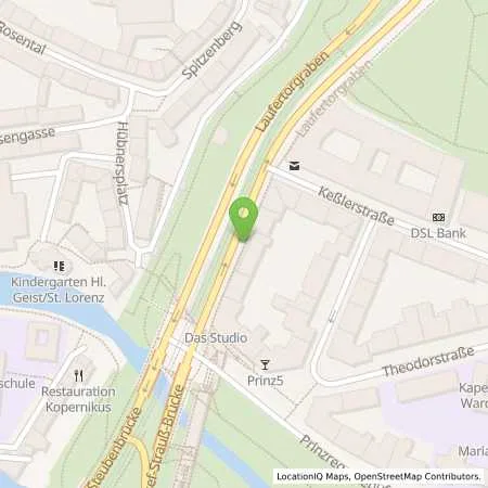 Standortübersicht der Tankstelle N-ERGIE Aktiengesellschaft in 90489 Nürnberg