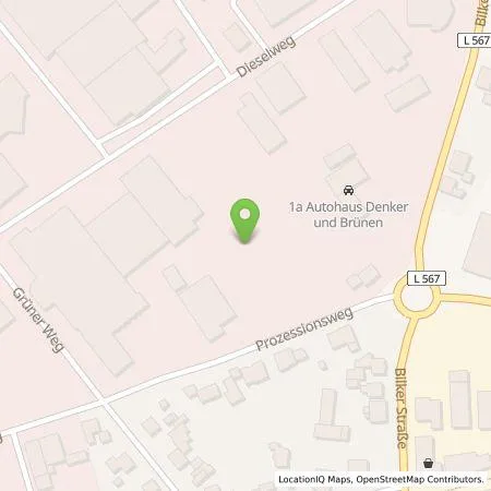 Standortübersicht der Tankstelle Robert Bosch GmbH in 48493 Wettringen