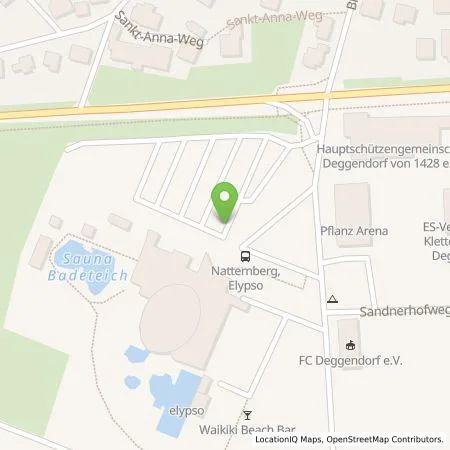 Standortübersicht der Tankstelle Stadtwerke Deggendorf GmbH in 94469 Deggendorf