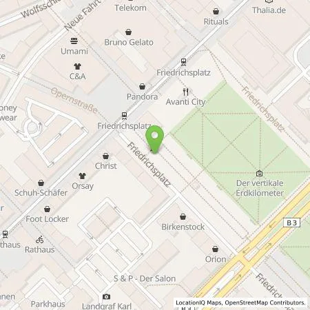 Standortübersicht der Tankstelle Städtische Werke AG in 34117 Kassel