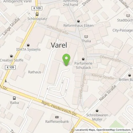 Standortübersicht der Tankstelle Comfortcharge GmbH in 26316 Varel