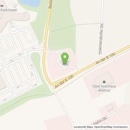 Standortübersicht der Tankstelle BP Europa SE in 06796 Brehna