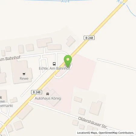 Standortübersicht der Tankstelle BP Europa SE in 37589 Echte