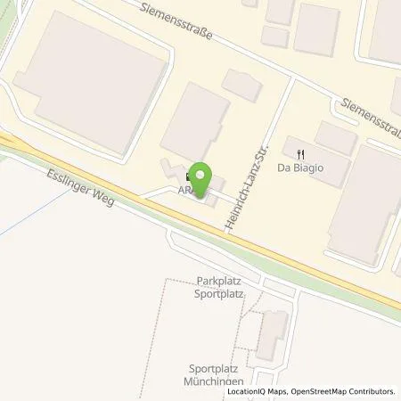 Standortübersicht der Tankstelle BP Europa SE in 70825 Korntal-Münchingen