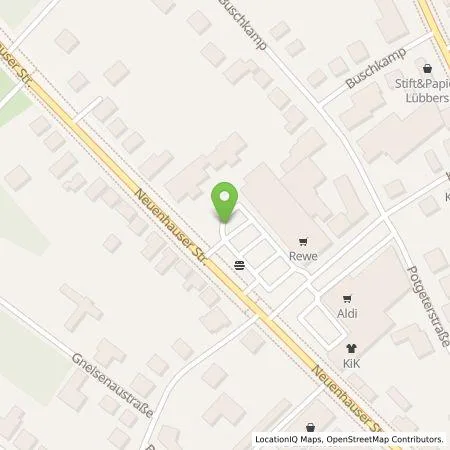 Standortübersicht der Tankstelle BP Europa SE in 48257 Nordhorn