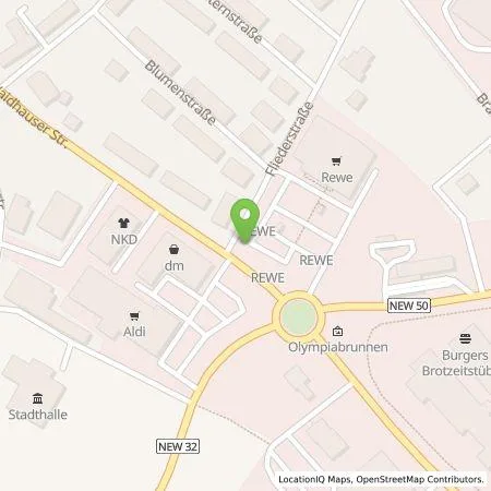 Standortübersicht der Tankstelle BP Europa SE in 92648 Vohenstrauß