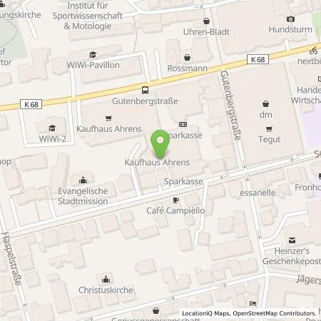 Standortübersicht der Tankstelle GreenVesting GmbH & Co. KG in 35037 Marburg