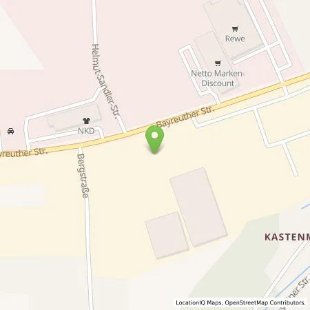 Standortübersicht der Tankstelle Wattif Europe GmbH in 95482 Gefrees