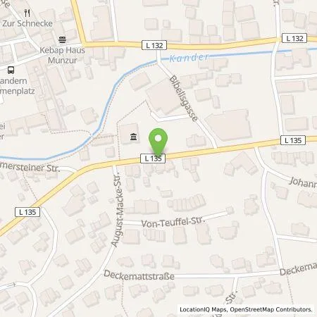 Standortübersicht der Tankstelle naturenergie hochrhein AG in 79400 Kandern