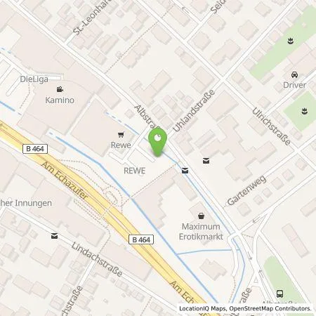 Standortübersicht der Tankstelle EnBW mobility+ AG und Co.KG in 72764 Reutlingen