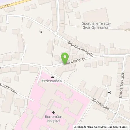 Standortübersicht der Tankstelle EWE Go GmbH in 26789 Leer (Ostfriesland)