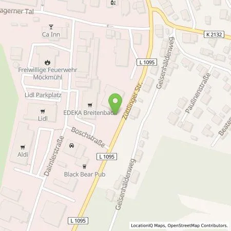 Standortübersicht der Tankstelle Autohaus Koch GmbH in 74219 Möckmühl