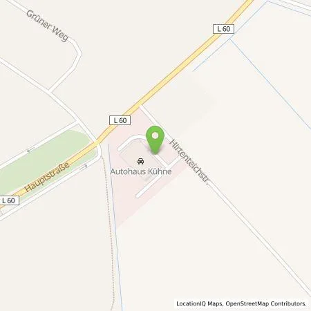 Standortübersicht der Tankstelle Autohaus Kühne GmbH in 03253 Doberlug-Kirchhain
