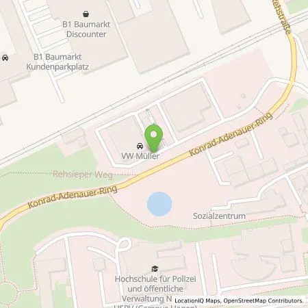 Standortübersicht der Tankstelle Autohaus Müller GmbH in 58135 Hagen