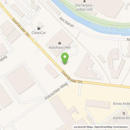 Standortübersicht der Tankstelle Hercher Die Service Familie GmbH in 04179 Leipzig