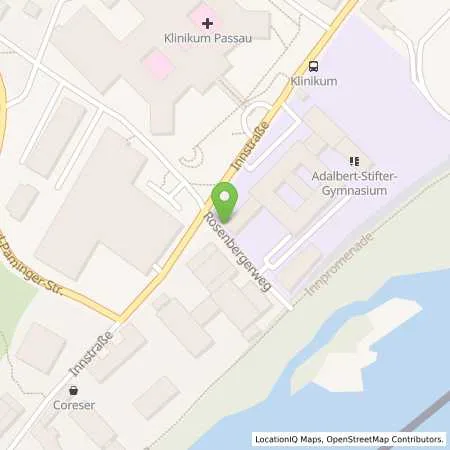 Standortübersicht der Tankstelle Mer Germany GmbH in 94032 Passau