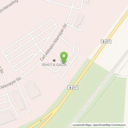 Standortübersicht der Tankstelle Autohaus Rindt & Gaida GmbH in 31789 Hameln