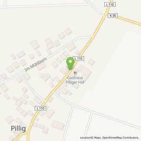 Standortübersicht der Tankstelle eze.network GmbH in 56753 Pillig