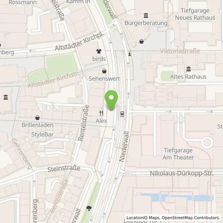 Standortübersicht der Tankstelle Stadtwerke Bielefeld GmbH in 33602 Bielefeld