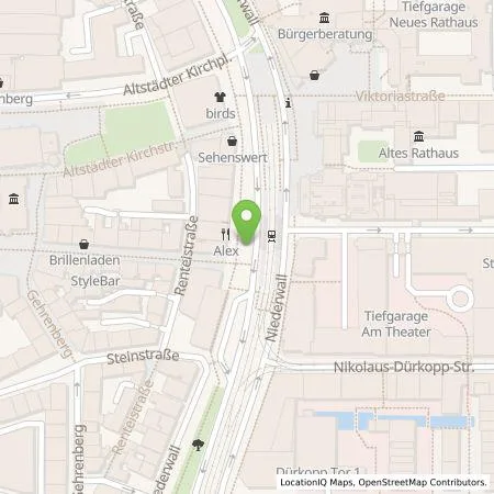 Standortübersicht der Tankstelle Stadtwerke Bielefeld GmbH in 33602 Bielefeld