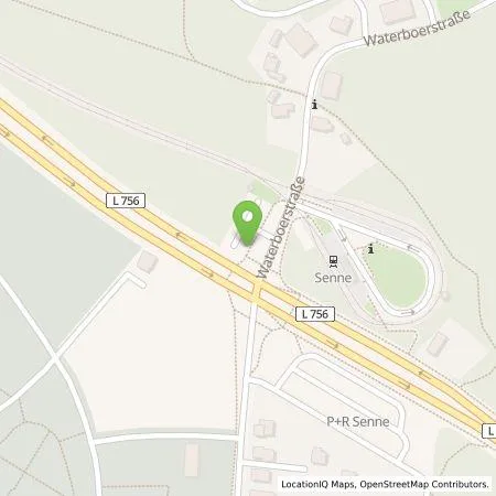 Standortübersicht der Tankstelle Stadtwerke Bielefeld GmbH in 33659 Bielefeld