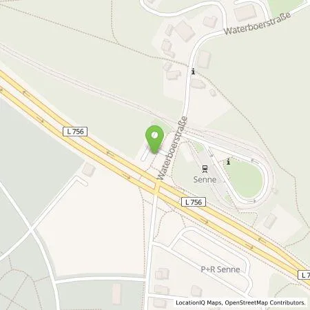 Standortübersicht der Tankstelle Stadtwerke Bielefeld GmbH in 33659 Bielefeld