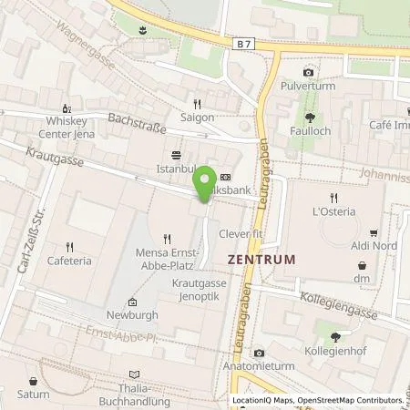 Standortübersicht der Tankstelle E.ON Drive GmbH in 07743 Jena