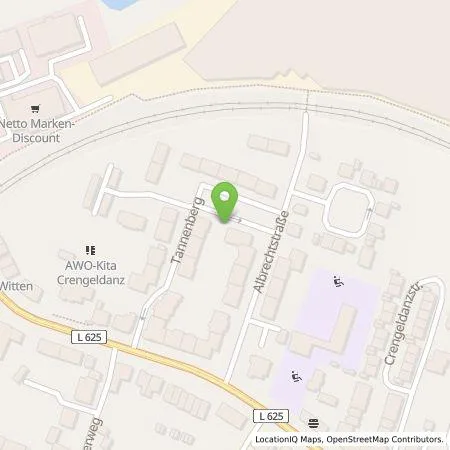 Standortübersicht der Tankstelle Stadtwerke Witten Energielösungen GmbH in 58455 Witten