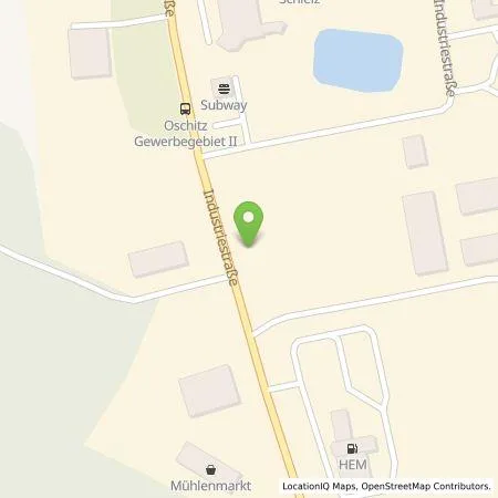 Standortübersicht der Tankstelle TEAG Mobil GmbH in 07907 Schleiz
