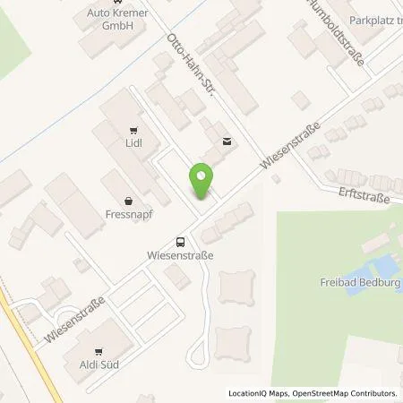 Standortübersicht der Tankstelle ALDI SÜD Immobilienverwaltungs-GmbH & Co. oHG in 50181 Bedburg