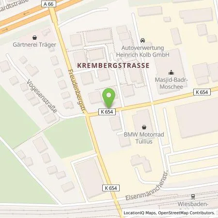 Standortübersicht der Tankstelle ESWE Versorgungs AG in 65201 Wiesbaden