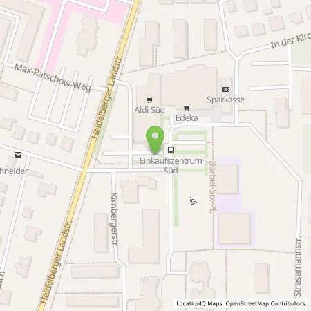 Standortübersicht der Tankstelle ALDI SÜD Immobilienverwaltungs-GmbH & Co. oHG in 64297 Darmstadt