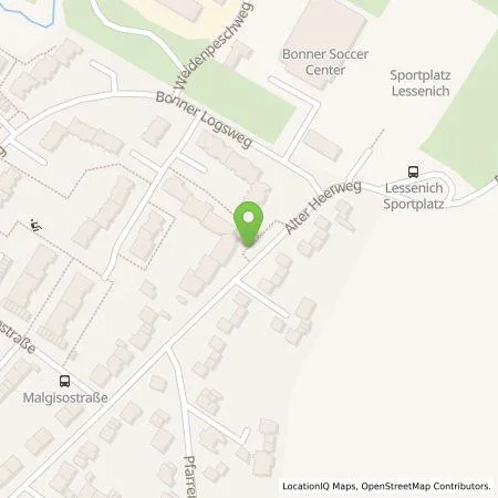 Standortübersicht der Tankstelle eze.network GmbH in 53123 Bonn