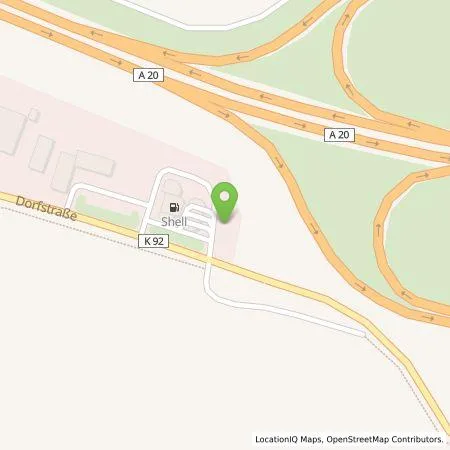 Standortübersicht der Tankstelle Lother GmbH in 23815 Geschendorf