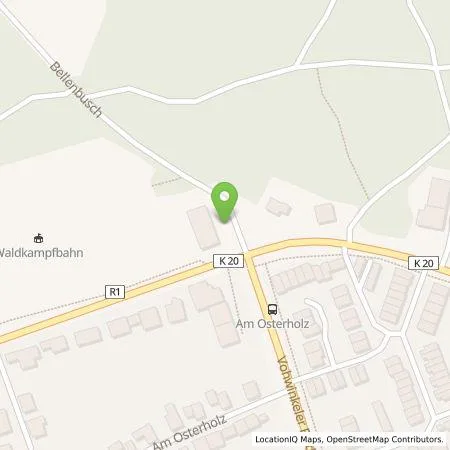 Standortübersicht der Tankstelle WSW Energie & Wasser AG in 42327 Wuppertal