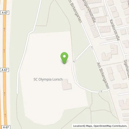 Standortübersicht der Tankstelle Gruppen-Gas- und Elektrizitätswerk Bergstraße AG in 64653 Lorsch