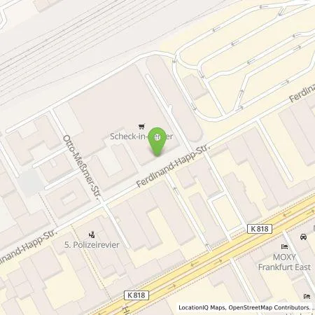 Standortübersicht der Tankstelle eze.network GmbH in 60314 Frankfurt am Main