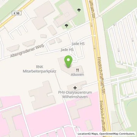 Standortübersicht der Tankstelle Park Your Truck GmbH in 26389 Wilhelmshaven