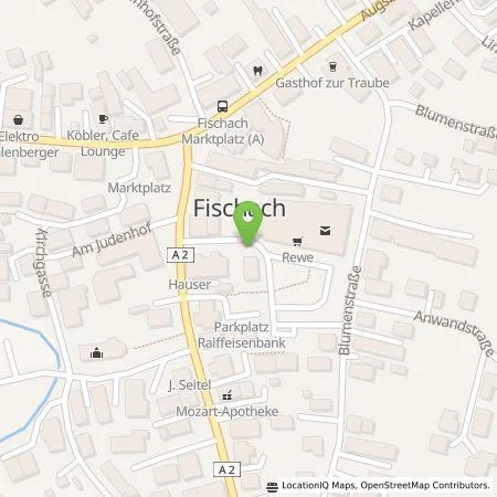 Standortübersicht der Tankstelle Präg Energiedienstleistungen GmbH & Co. KG in 86850 Fischach