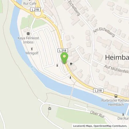 Standortübersicht der Tankstelle e-regio GmbH & Co. KG in 52396 Heimbach