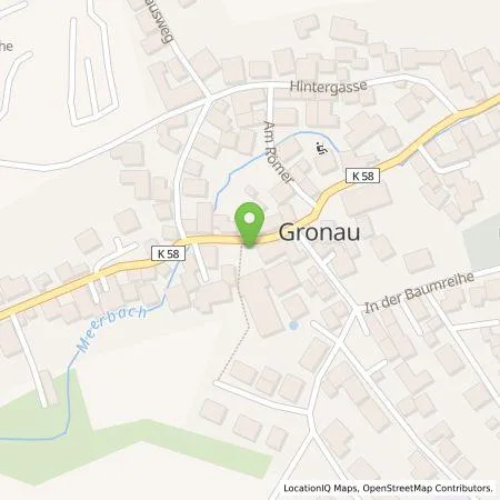 Standortübersicht der Tankstelle Gruppen-Gas- und Elektrizitätswerk Bergstraße AG in 64625 Bensheim