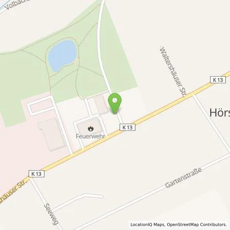 Standortübersicht der Tankstelle Ohra Energie GmbH in 99880 Hörselgau