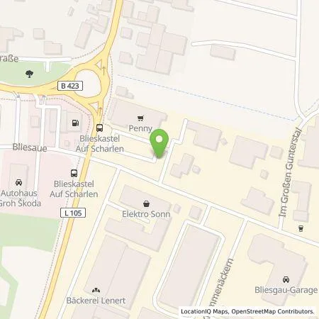 Standortübersicht der Tankstelle Shell Deutschland GmbH in 66440 Blieskastel