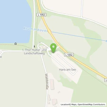 Standortübersicht der Tankstelle TEAG Mobil GmbH in 99448 Kranichfeld