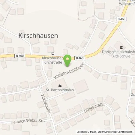 Standortübersicht der Tankstelle Gruppen-Gas- und Elektrizitätswerk Bergstraße AG in 64646 Heppenheim (Bergstraße)