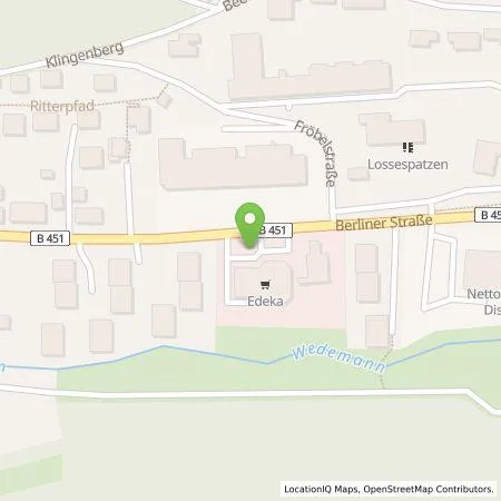 Standortübersicht der Tankstelle TEAG Mobil GmbH in 34298 Helsa