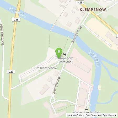 Standortübersicht der Tankstelle Bartow PV Management GmbH in 17089 Bartow