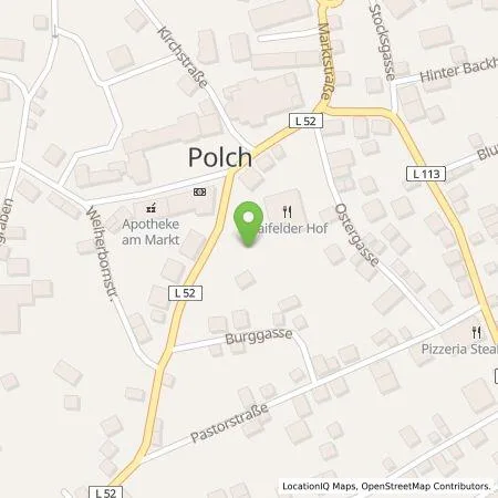 Standortübersicht der Tankstelle eze.network GmbH in 56751 Polch